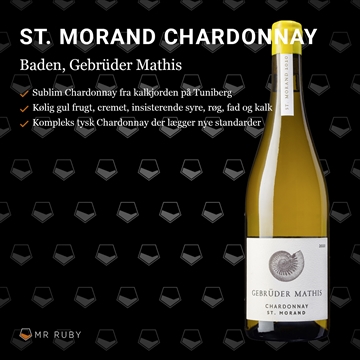 2021 Saint Morand Chardonnay, Gebrüder Mathis, Baden, Tyskland